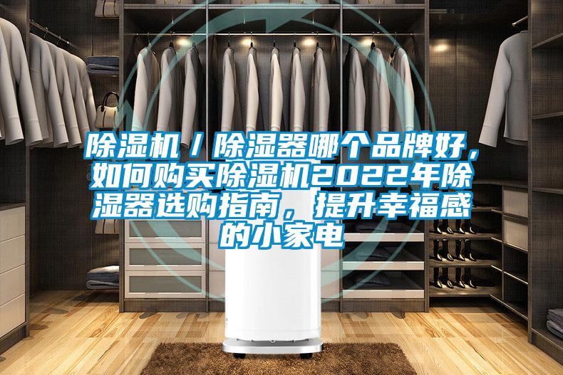 除濕機／除濕器哪個品牌好，如何購買除濕機2022年除濕器選購指南，提升幸福感的小家電
