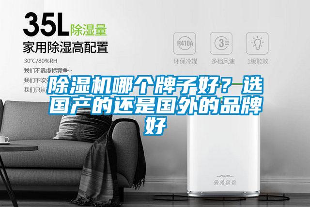 除濕機哪個牌子好？選國產(chǎn)的還是國外的品牌好