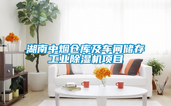 湖南中煙倉庫及車間儲(chǔ)存工業(yè)除濕機(jī)項(xiàng)目